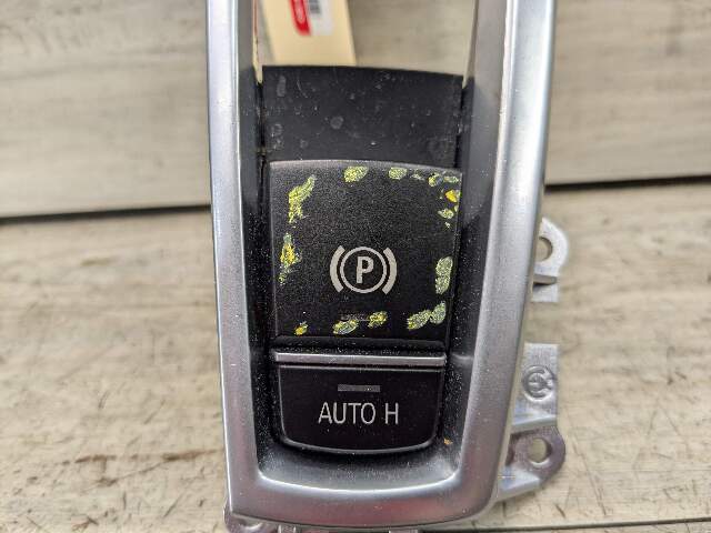 OEM BMW F06 F10 F13 F12 F25 X3 Parking Brake Auto Hold Switch w/ Trim Panel*