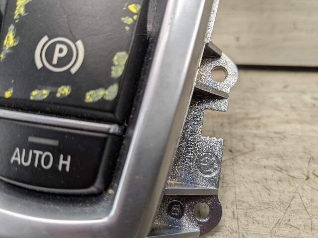 OEM BMW F06 F10 F13 F12 F25 X3 Parking Brake Auto Hold Switch w/ Trim Panel*