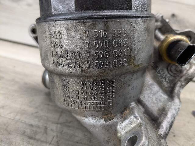 10-17 OEM BMW F01 F07 F10 F12 F25 X3 X4 N55 Engine Oil Filter Housing COOLER
