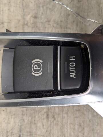 10-16 OEM BMW F01 F07 F02 550 750 Parking Brake Auto Hold Switch w/ Trim Panel*