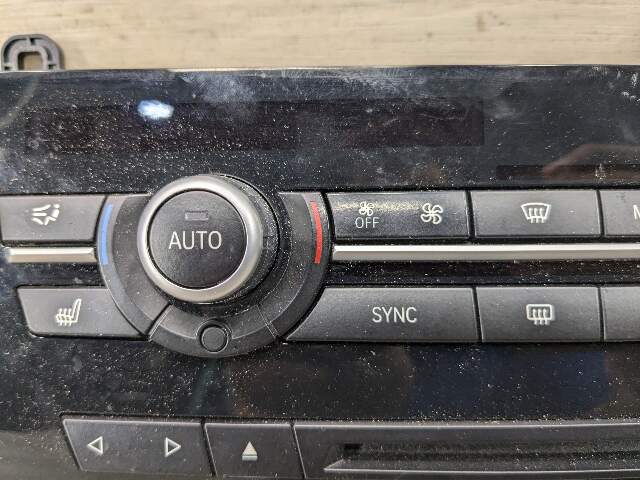 14-18 OEM BMW F15 F85 X5 F16 F86 X6 AC Heater Control Panel Radio Media Switch