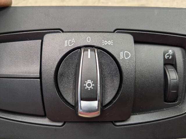 OEM BMW F15 F22 F30 F33 F80 Headlight Switch Control Panel Light Module BLACK