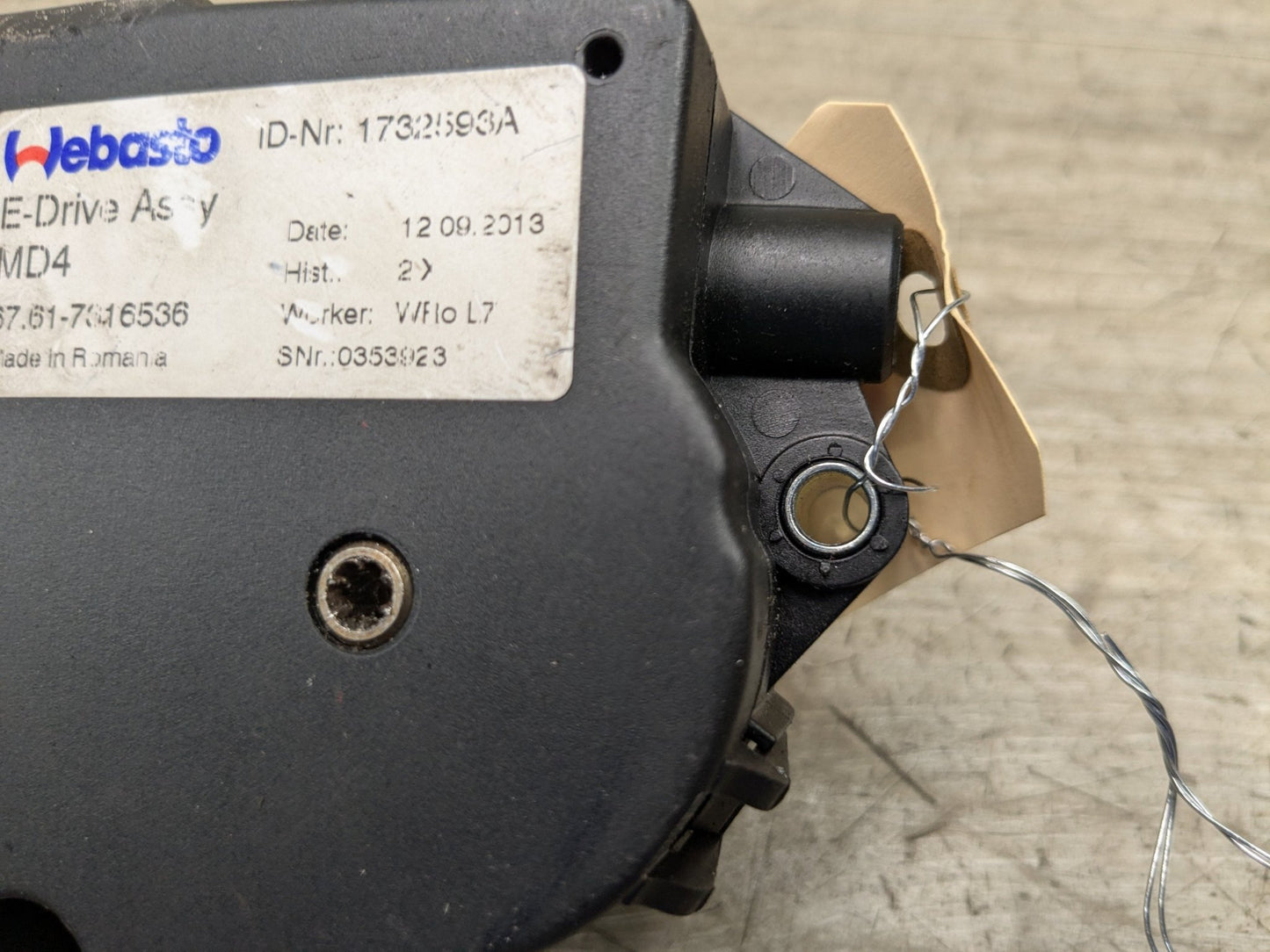 OEM BMW F06 F82 F80 F13 F01 F10 M2 M3 M4 M6 Upper Sunroof Moon Roof Motor Unit
