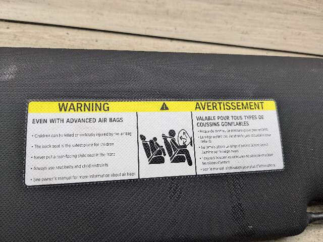 18-24 OEM BMW G01 G02 F97 F98 X3 X4 Left Driver Side Sun Visor Anthracite Black
