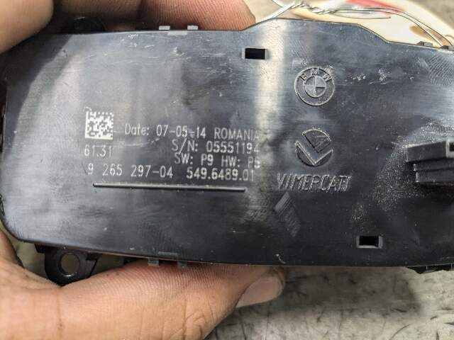 OEM BMW F22 F30 F32 F82 F80 Headlight Switch Control Panel Light Module BLACK