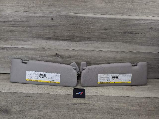 14-20 OEM BMW F22 228 230 M235 M2 Interior Sun Visor Leather Greay Pair SET