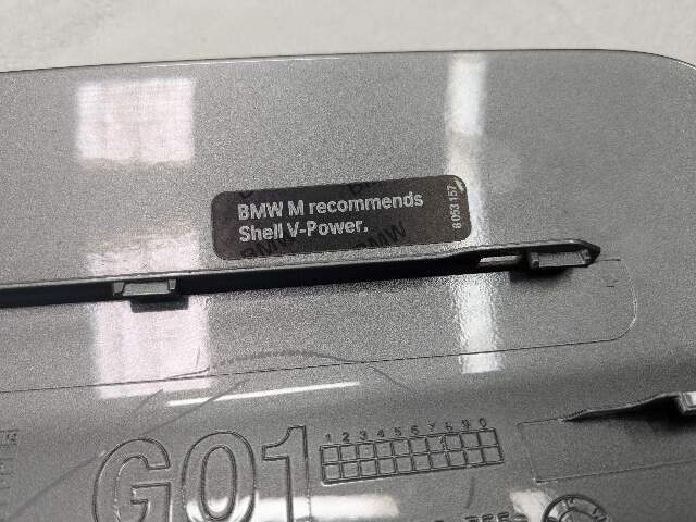18-24 OEM BMW G01 F97 X3 M Rear Fuel Gas Tank Flap Lid Cover Gray