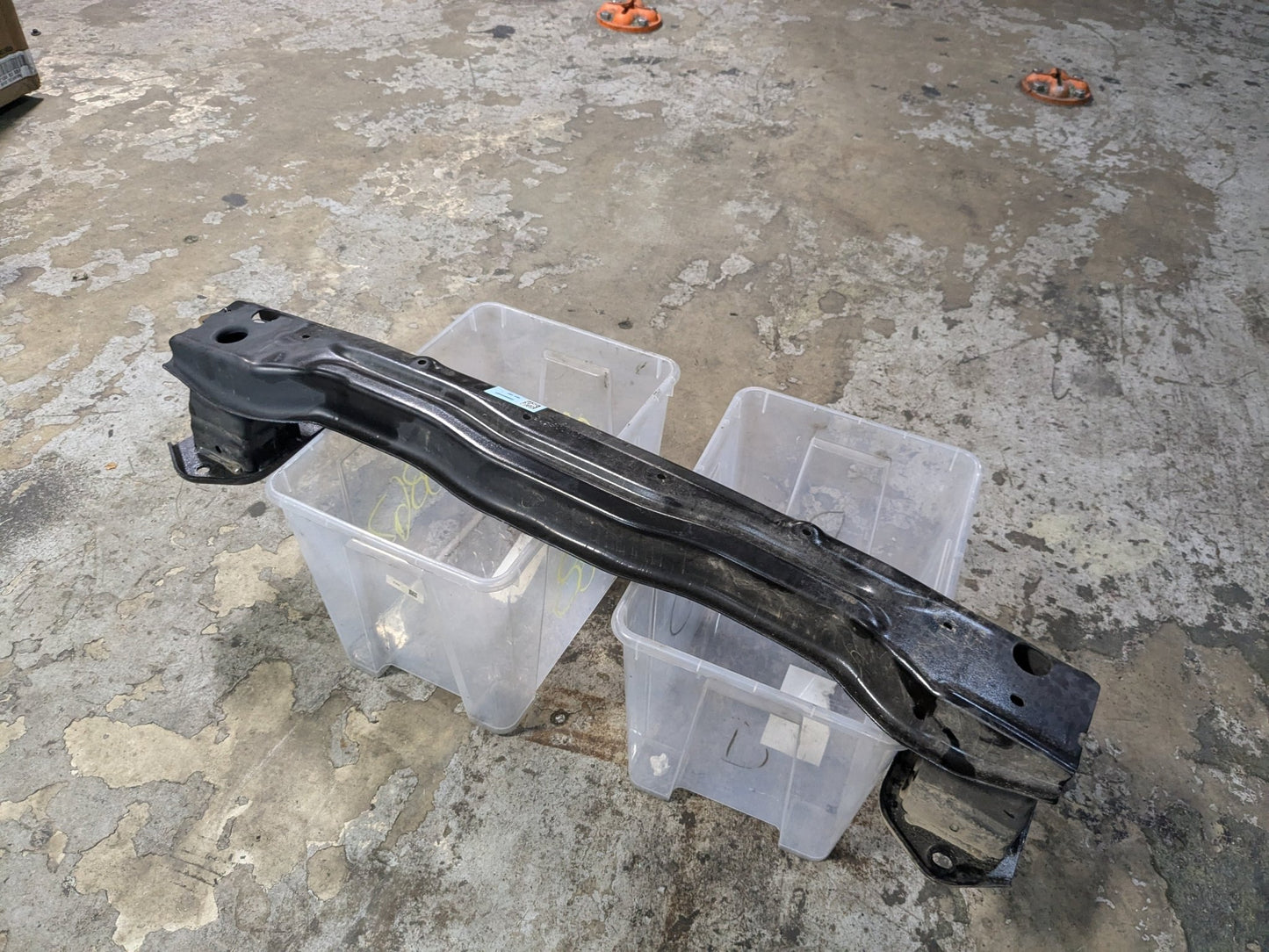 18-24 OEM BMW G01 G02 F97 X3 Rear Bumper Reinforcement Rebar Carrier Impact Bar