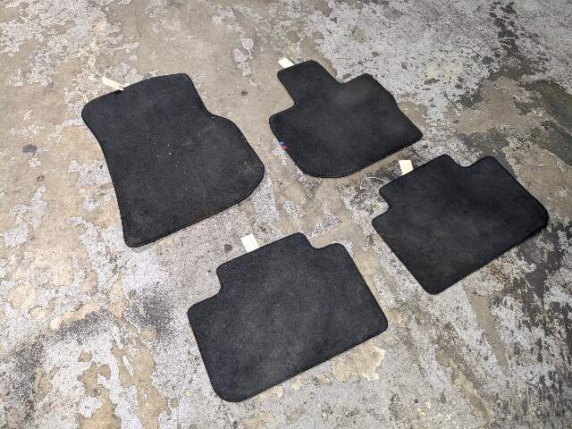 18-21 OEM BMW G01 F97 X3 X3M M Front Rear Carpet Floor Mats Black SET