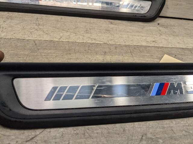 *19-21 OEM BMW G20 G21 M340i Front Left Right Door Sill Plate Molding Trim PAIR