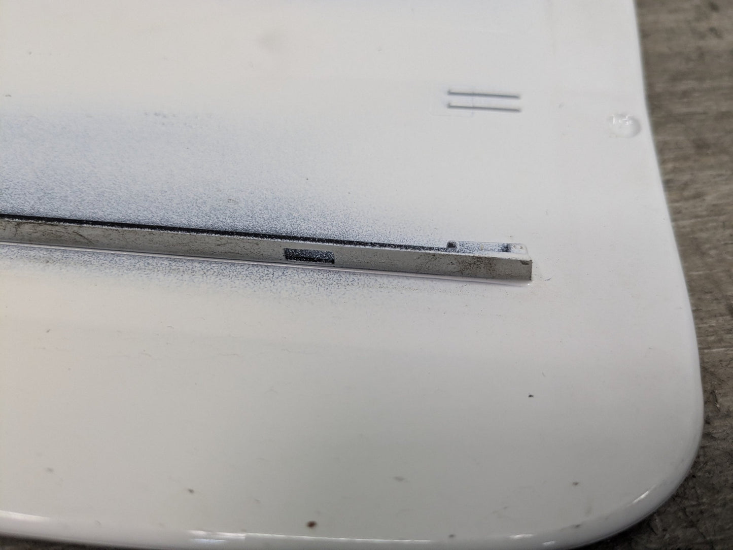 OEM BMW G20 G80 330 M340 M3 Rear Fuel Gas Tank Flap Filler Lid Cover Cap White