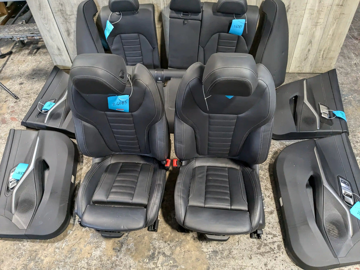 *NOTE* OEM BMW G20 330 M340 Driver Passenger Seats Door Panel Interior Leather