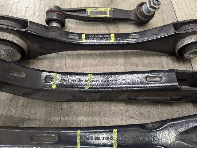 19-24 OEM BMW G29 Z4 30 M40 REAR Right Passenger Upper Lower Control Arm SET
