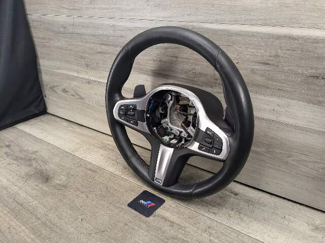 *OEM BMW F90 M5 G30 530 540 M550 M SPORT Leather Steering Wheel w/ Shifters
