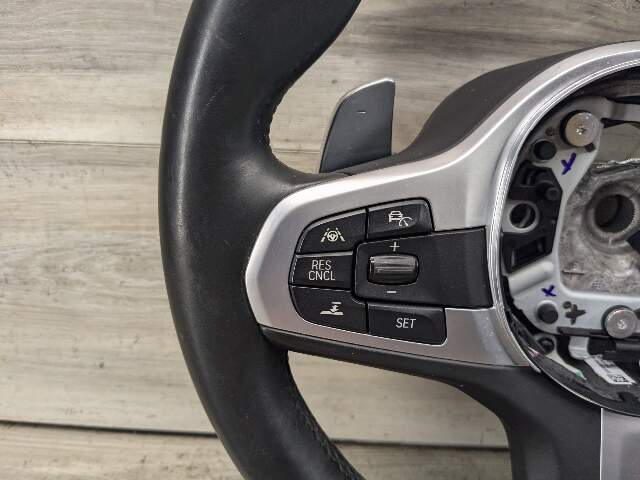 *OEM BMW F90 M5 G30 530 540 M550 M SPORT Leather Steering Wheel w/ Shifters