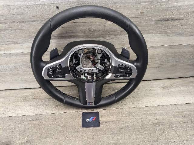 *OEM BMW F90 M5 G30 530 540 M550 M SPORT Leather Steering Wheel w/ Shifters