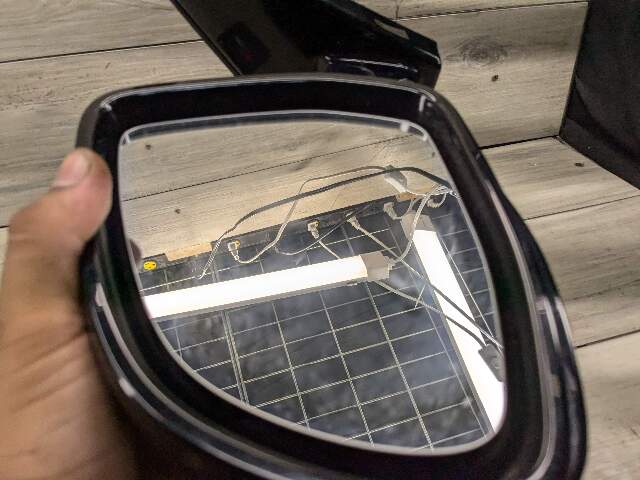 *15-19 OEM BMW F16 X6 Left Driver Side Mirror Assembly Camera Blind Spot Black