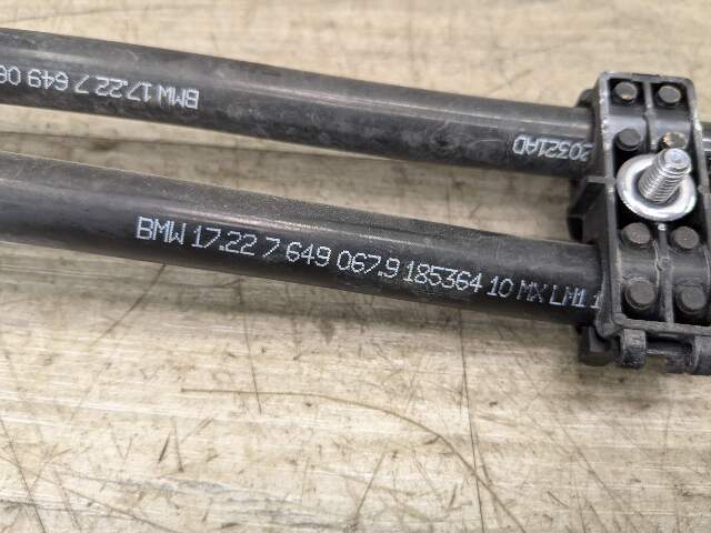 14-19 OEM BMW F16 F15 X5 X6 N55 AWD Transmission Oil Cooler Hose Tube Pipe SET