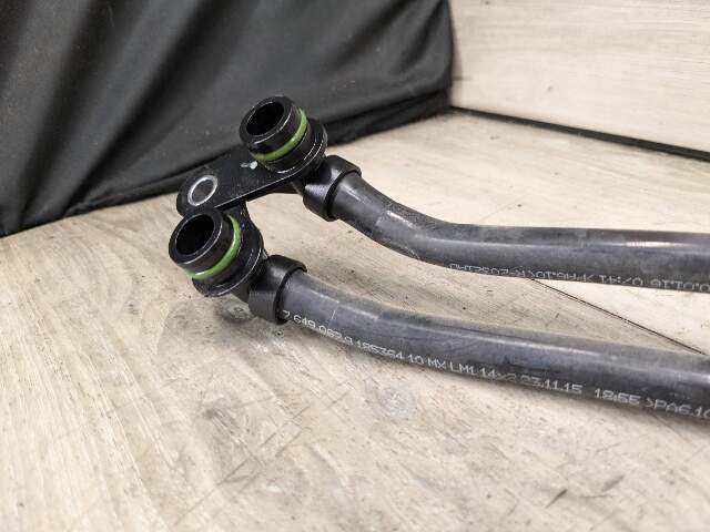14-19 OEM BMW F16 F15 X5 X6 N55 AWD Transmission Oil Cooler Hose Tube Pipe SET