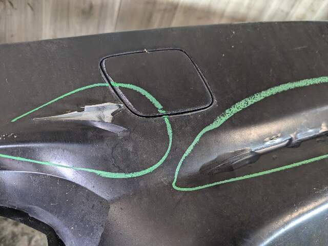 SCRATCHES* 14-18 OEM BMW F15 X5 M SPORT Rear Bumper Cover Panel Assembly