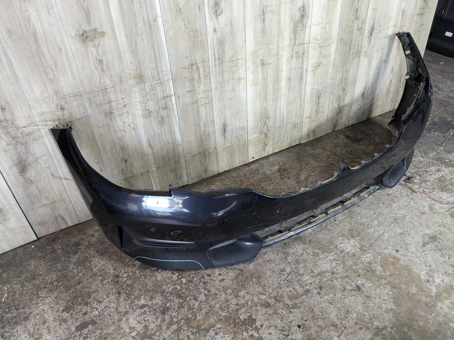 DAMAGE* 19-21 OEM BMW G20 G21 330 Front Bumper Cover Panel Black 475