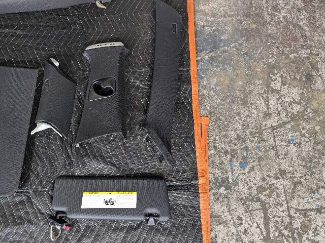 *15-19 OEM BMW F16 X6 Headliner Roof A B C D Pillars Sun Visors SET BLACK