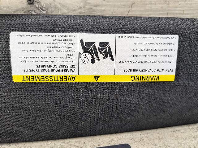 17-20 OEM BMW G30 540 M550 F90 M5 Interior Left Driver Sun Visor Alcantara Black