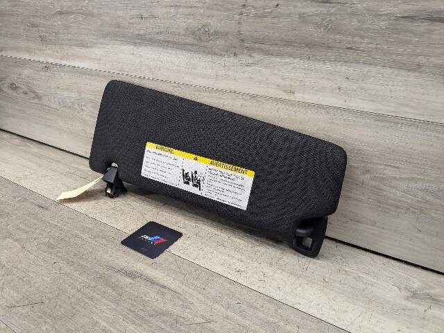 17-20 OEM BMW G30 530 540 F90 Interior Right Passenger Sun Visor Alcantara Black