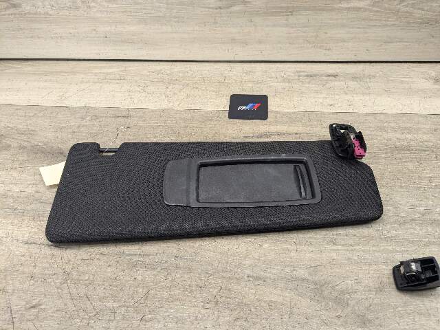 17-20 OEM BMW G30 530 540 F90 Interior Right Passenger Sun Visor Alcantara Black