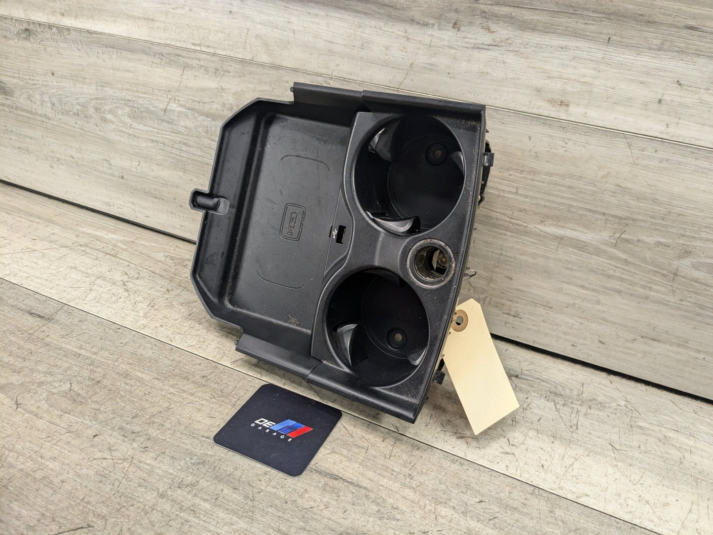 17-23 OEM BMW G30 540I Center Console Cup Holder Wireless Phone Device Charger