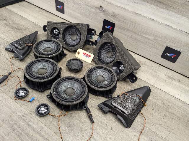 *DENT* OEM BMW F15 F16 F85 F86 X5 X6 Stereo Audio Speakers Top Harman Kardon SET