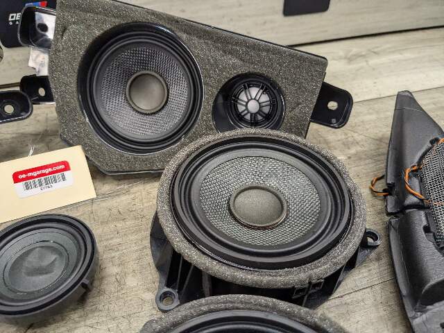 *DENT* OEM BMW F15 F16 F85 F86 X5 X6 Stereo Audio Speakers Top Harman Kardon SET