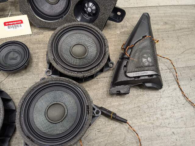 *DENT* OEM BMW F15 F16 F85 F86 X5 X6 Stereo Audio Speakers Top Harman Kardon SET
