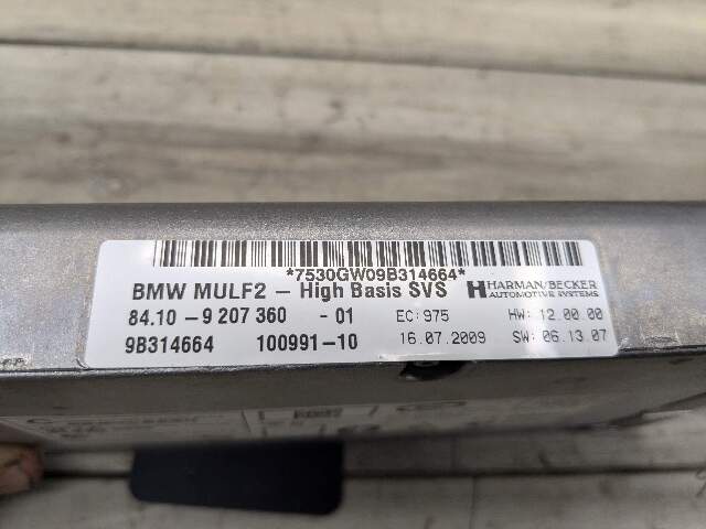 06-17 OEM BMW E82 E88 E90 E92 F10 High Basis SVS MULF2 Becker Bluetooth Module