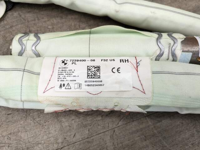 14-20 OEM BMW F32 F82 M4 Right Passenger Top Roof Head Air Bag Airbag Curtain