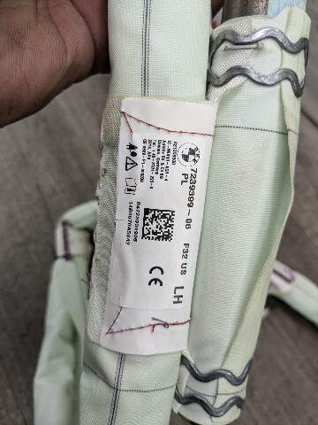 14-20 OEM BMW F32 F82 M4 Coupe Left Driver Top Roof Head Air Bag Airbag Curtain