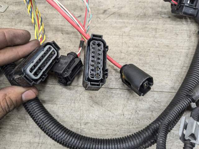 15-19 OEM BMW F16 X6 Engine N55 AUTOMATIC Transmission Wiring Wire Harness