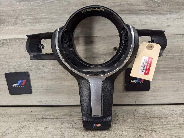 14-19 OEM BMW F15 F16 X5 X6 M SPORT Steering Wheel Trim Bezel Cover