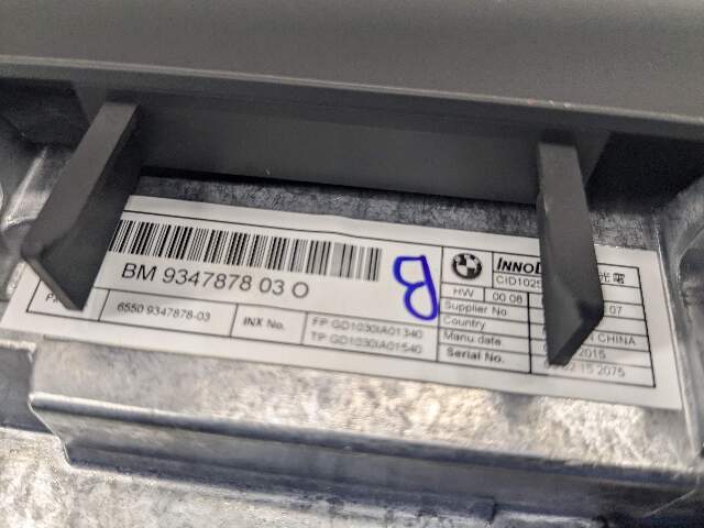 14-19 OEM BMW F15 F16 F85 X5 X6 Central Information Display Screen 10.25" NBT