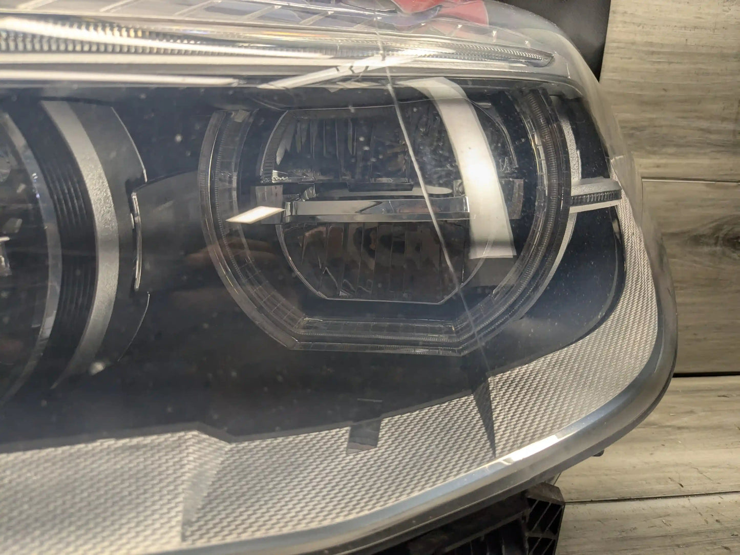 14-15 OEM BMW F15 F85 F86 X5 X5M Left Driver Adaptive LED Headlight W/ Modules