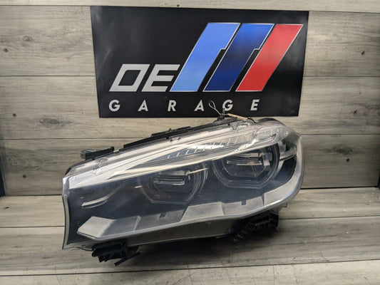14-15 OEM BMW F15 F85 F86 X5 X5M Left Driver Adaptive LED Headlight W/ Modules