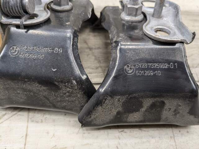 14-19 OEM BMW F15 F85 X5 F16 F86 X6 Hood Hardware Safety Latch Hook SET