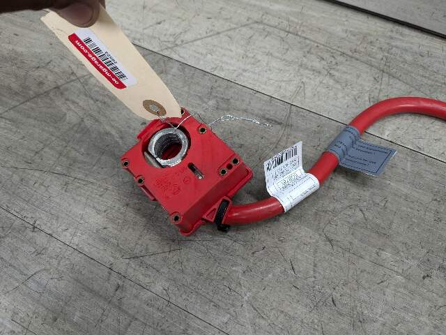 10-16 OEM BMW F10 F06 F12 F13 M6 Battery Plus Pole Terminal Positive Red Cable