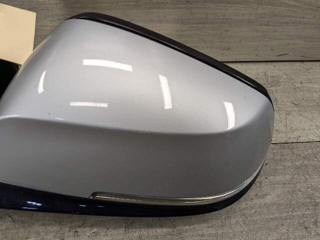 12-18 OEM BMW F30 F31 335 Left Driver Side Mirror Assembly Auto Dip Silver