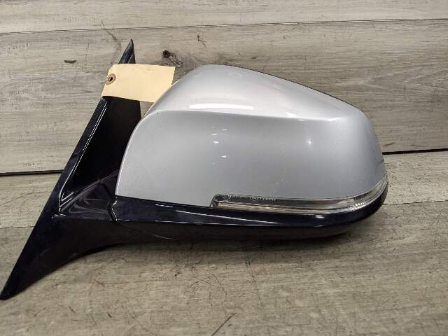12-18 OEM BMW F30 F31 335 Left Driver Side Mirror Assembly Auto Dip Silver
