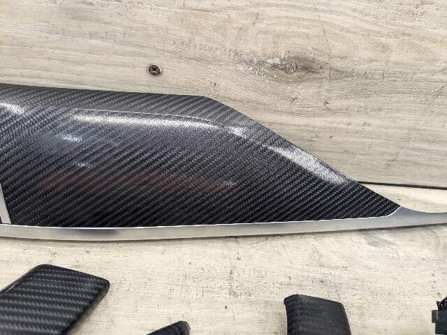 12-20 OEM BMW F30 F36 340 440 Center Console Dash Interior Trim SET CARBON WRAP