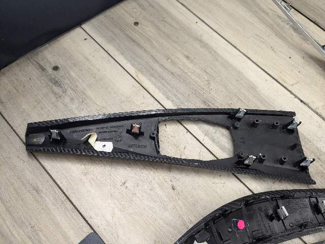12-20 OEM BMW F30 F36 340 440 Center Console Dash Interior Trim SET CARBON WRAP