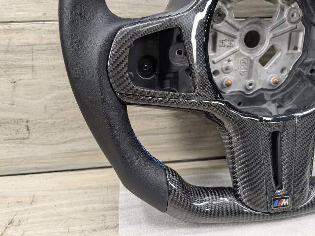 BMW G20 G23 G42 G80 G82 M3 M4 CARBON FIBER Steering Wheel w/ Shifters LEATHER