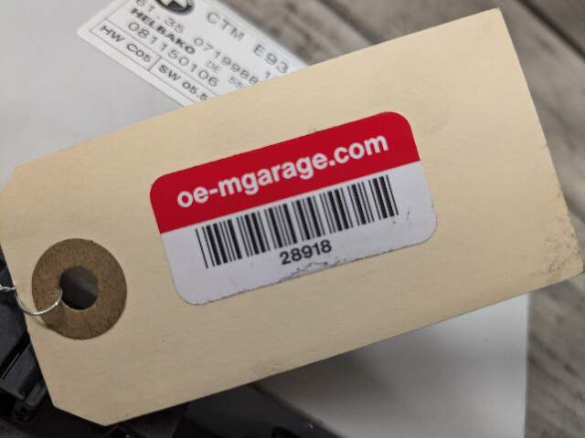 07-13 OEM BMW E93 M3 335 328 Convertible CTM Roof Folding Top Module Unit