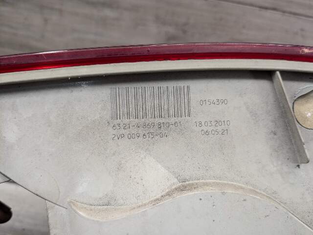 08-11 OEM BMW E82 E88 128 135 Rear Right Passenger Outer Tail Light Stop Light